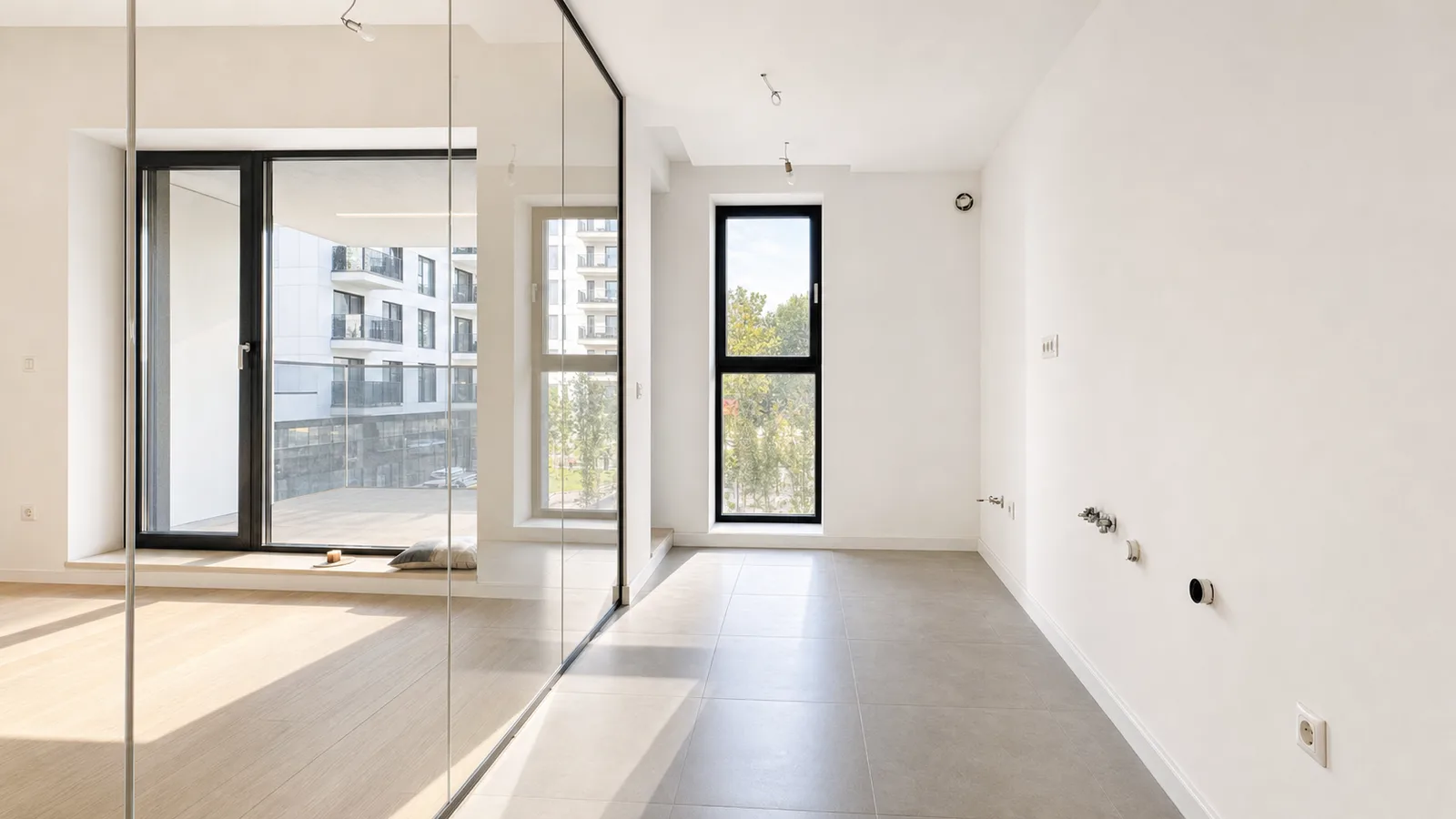 Fotografie – Apartament 2 camere decomandat cu balcon în Nusco City, Pipera, 51,9 m² utili, bloc nou 2026, Nusco City · Pipera