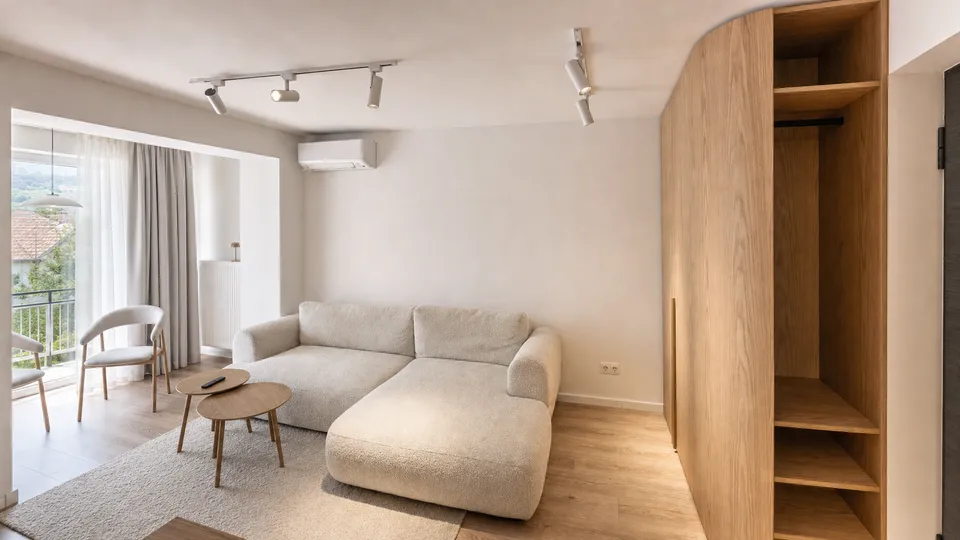 Apartament 2 camere mobilat în Cellini Residences, Tei, lângă Parcul Circului, 46,9 m² utili, etaj 3