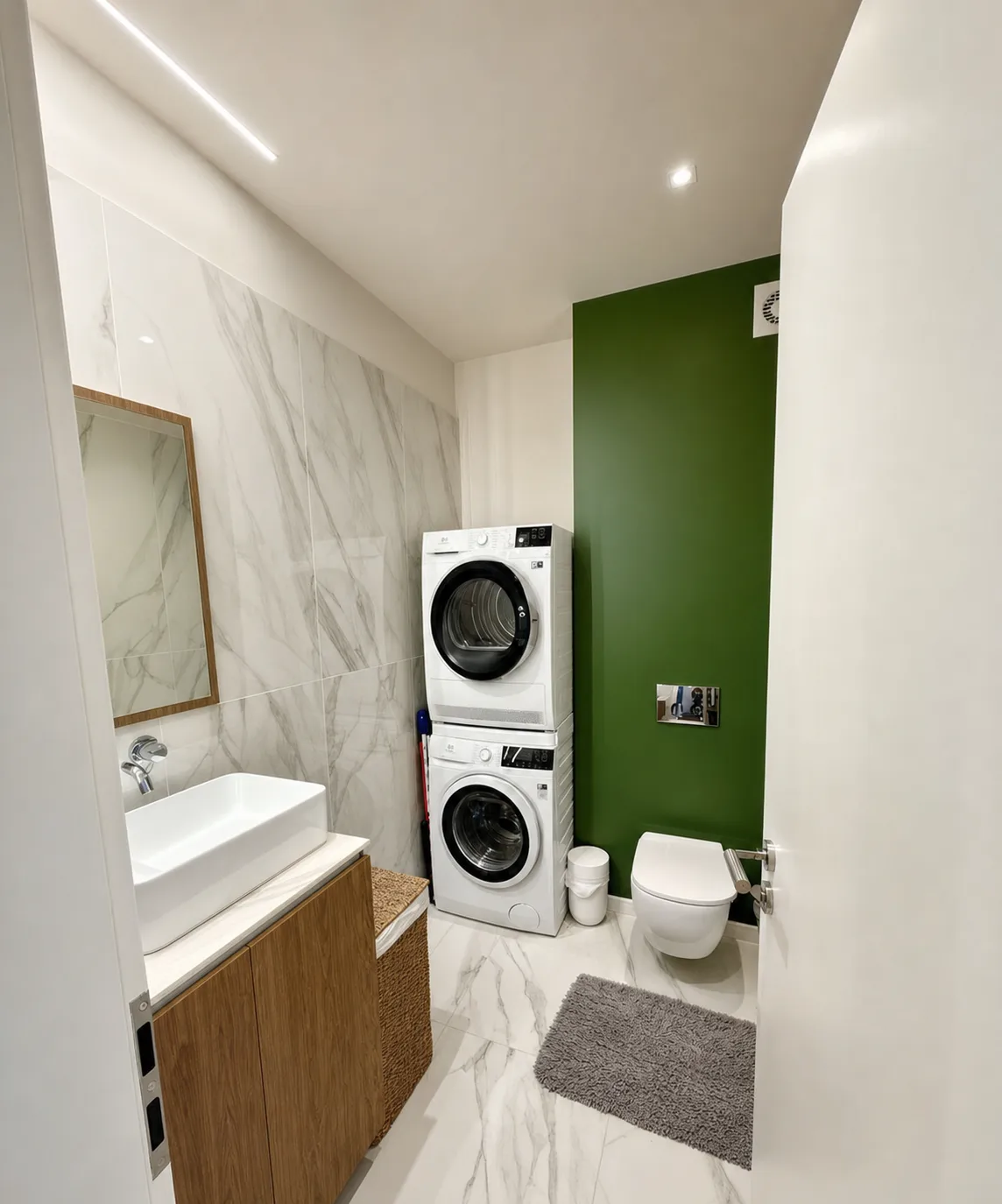 Baie apartament 3 camere Pipera Voluntari