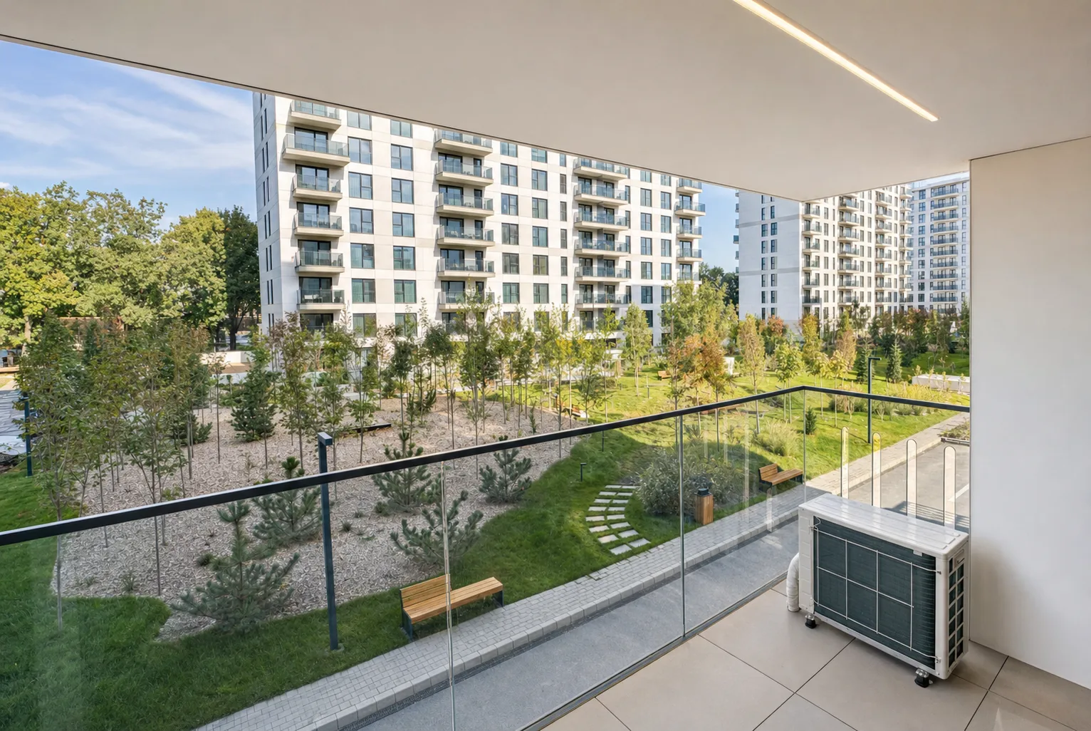Fotografie – Apartament 2 camere decomandat cu balcon în Nusco City, Pipera, 51,9 m² utili, bloc nou 2026, Nusco City · Pipera