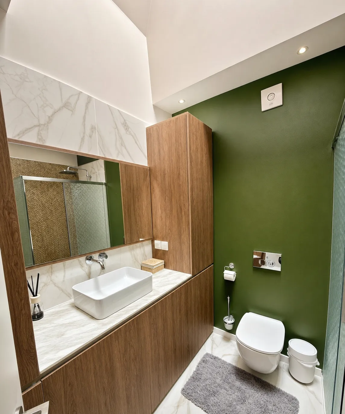 Baie apartament 3 camere Pipera Voluntari