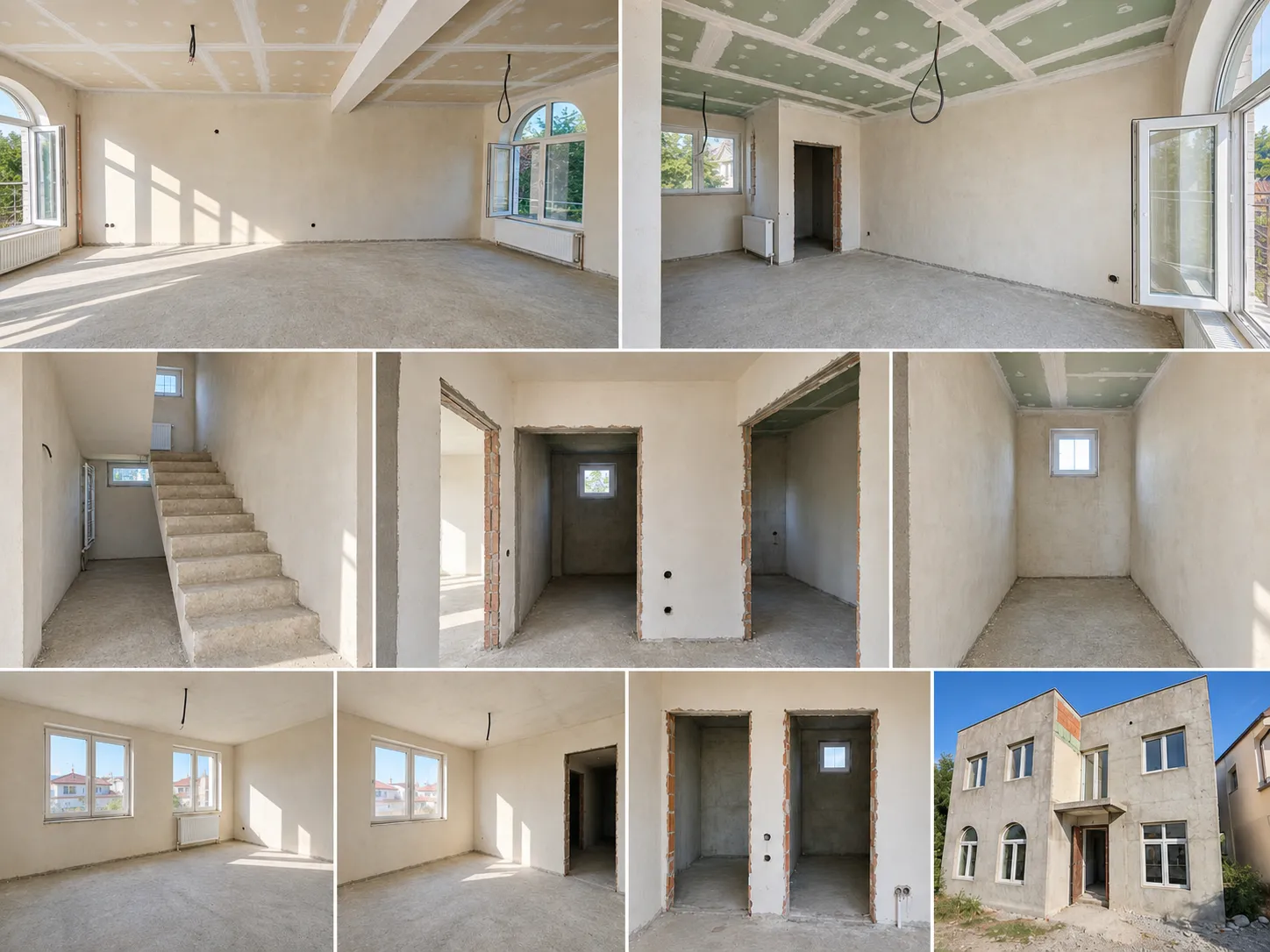 Fotografie – Casă P+1 la gri în Mogoșoaia, 150 m² și teren de 241 m², Mogoșoaia · Ilfov