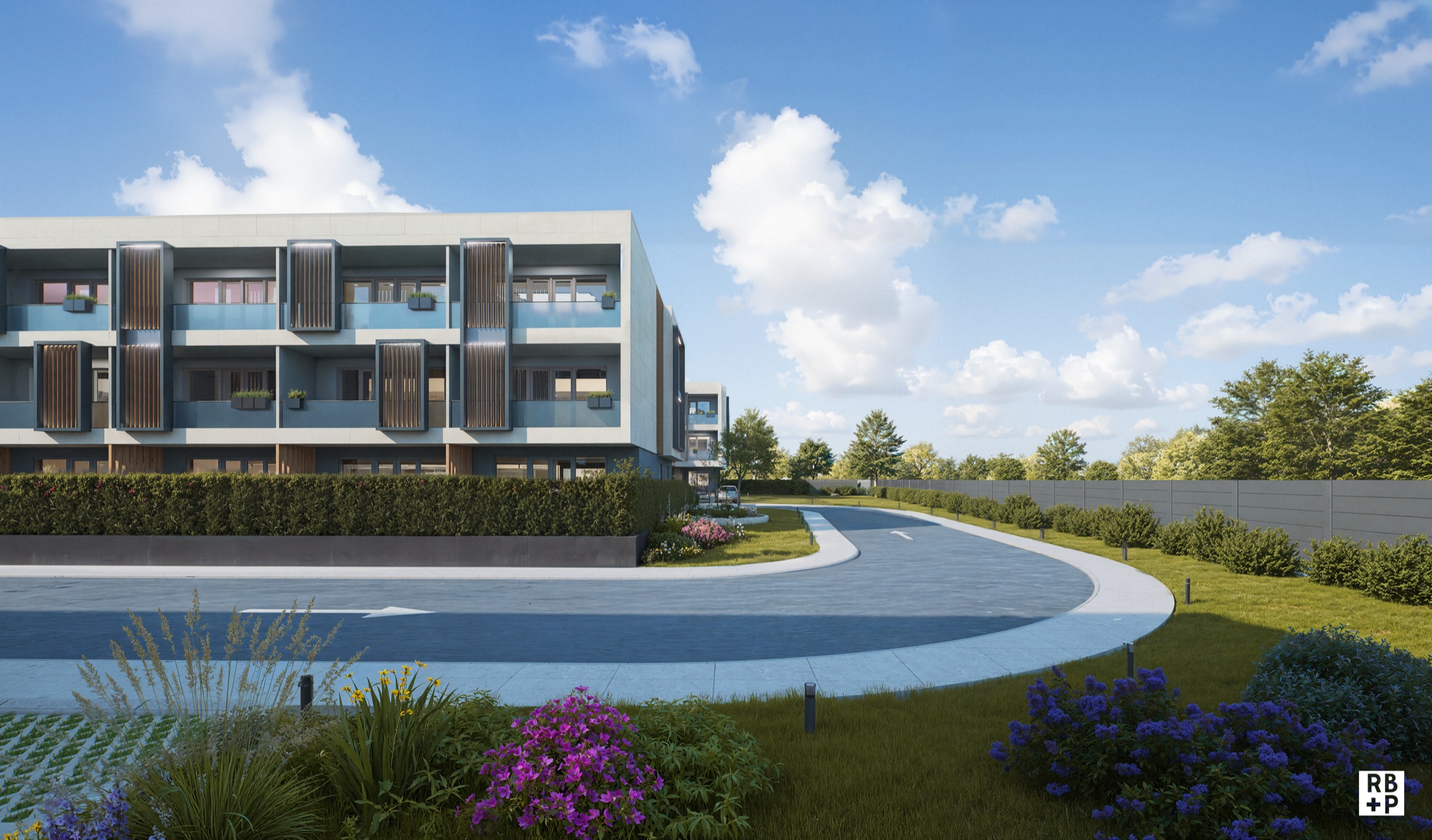 Fațadele caselor Pipera Homes