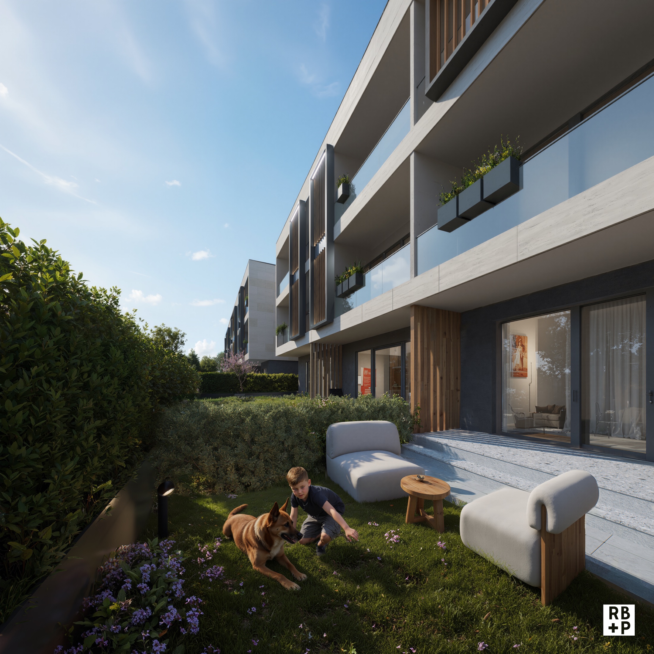 Curte interioară Pipera Homes